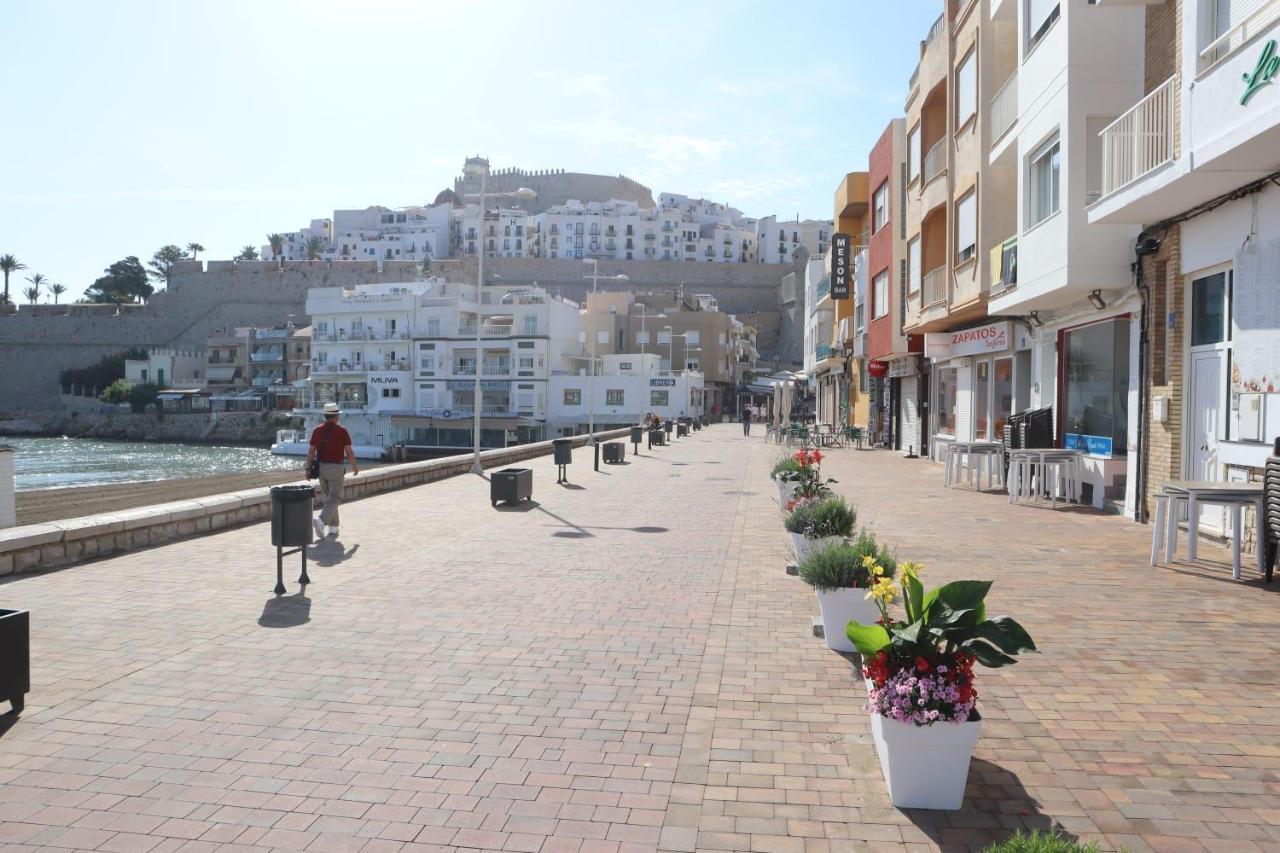 Apartamento Cerca Del Casco Antiguo Y A Un Paso De La Playa Norte Peniscola Bagian luar foto